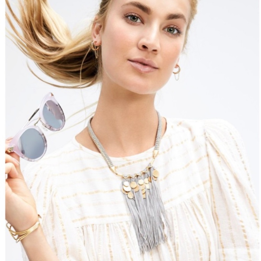 Stella & Dot Samar Fringe Necklace